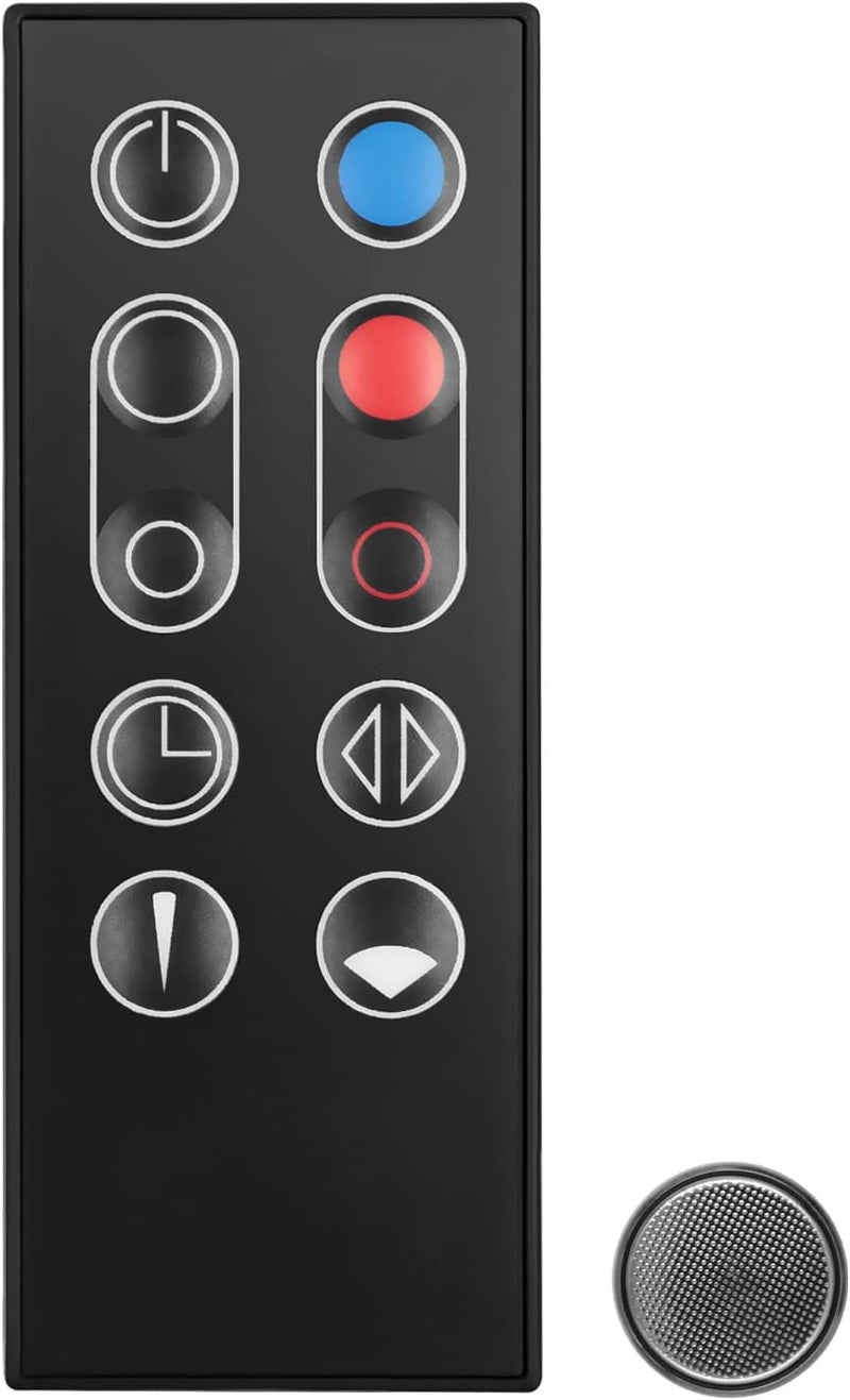 Tendodo 966538-01 Replacement Fan Remote Control for Dyson AM09 Hot + Cool Heater Tower Fan with Battery with Magnetism - Image 1